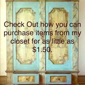 You can pay as little at $1.50 per item!